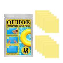 Ouhoe Inflatable Swimming Ring Repair Glue Patch Tent Raincoat Waterproof R |  | 10pcs