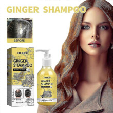 OUHOE Ginger Thick Hair Shampoo Hair Moisturizing Anti-Itching Firming Hair Thick Hair Fluffy Conditioning Shampoo | |