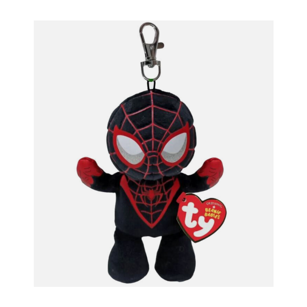 Ty (Miles Morales) Official Plush Soft Toy Characters - Key Clips