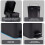 5L BATHROOM SLIM KITCHEN PEDAL RECTANGULAR BIN WASTE WITH SOFT CLOSING LID BLACK 3