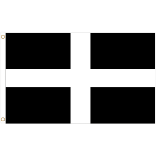 (3' x 2' - 90cm x 60cm) Cornwall County Polyester Flag