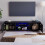 Vida Designs (Black) Cosmo 160cm LED TV Cabinet with 2 Doors & Shelf 9
