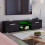 Vida Designs (Black) Cosmo 160cm LED TV Cabinet with 2 Doors & Shelf 4