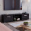 Vida Designs (Black) Cosmo 160cm LED TV Cabinet with 2 Doors & Shelf 5
