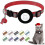 Collier pour chat (rouge)Tag, collier pour chat avec et le de securite, Tag H pour chaton 1