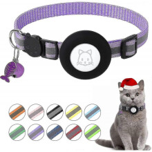 (Purple) Tag Cat Collar, Cat Collar With And Safety Le, Tag H For Kitten