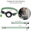 (Vert)Collier pour chat, Collier pour chat avec et le de securite, Tag H pour chaton 2