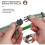 (Vert)Collier pour chat, Collier pour chat avec et le de securite, Tag H pour chaton 3