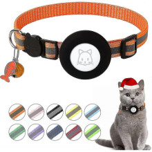(Orange) Tag Cat Collar, Cat Collar With And Safety Le, Tag H For Kitten