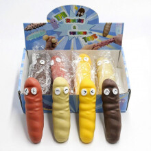 (1pc random color) Relax Toys Stretchy Poo Stress Relief Ball Toy Fake Poop Fidget Toys Soft Novelty Poo Stress Relief Squeeze Hand Toy