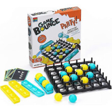 Bounce Ball Party Game Table Jumping Ball Toys, Connect Board Family Party Games