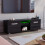 Vida Designs (Black) Cosmo 120cm LED TV Cabinet with 2 Doors & Shelf 3