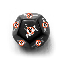 (Black) Sex Toys For Couples Women Adult Game Funny Sex Dice 6/12 Sides Romance Love Humour Gambling Erotic Crap Dice Bar Christmas Gift