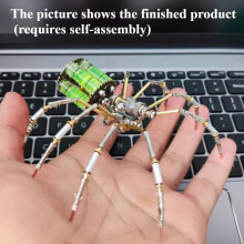 (Spider, 1pc) 1pc Steampunk Mechanical Spider - 3D Metal Model Kit, Creative DIY Craft for Hobbyists, Unique Desk Decor,