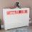 Vida Designs (White) Nova LED Gloss 3 Door Sideboard Cabinet Shelf 4
