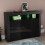 Vida Designs (Black) Nova LED Gloss 3 Door Sideboard Cabinet Shelf 3