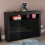 Vida Designs (Black) Nova LED Gloss 3 Door Sideboard Cabinet Shelf 4