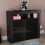 Vida Designs (Black) Nova 2 Door LED Gloss Sideboard with Wide Shelf 6