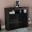 Vida Designs (Black) Nova 2 Door LED Gloss Sideboard with Wide Shelf 7