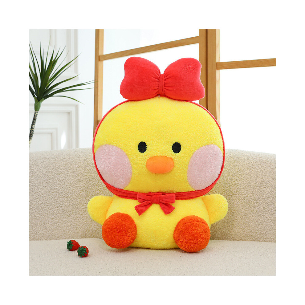 (Sally Chick, 30cm) Brown Bear And Salli Chicken Plush Doll Animal Design Cartoon Doll Childrens-image-OPC-PH7TTN7-NEW