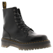 (Black, 3 (Adults')) Dr Martens Womens Boots Platform 5cm Jadon w Boot Leather Lace Up black UK Size