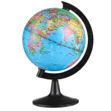 (As show, One size) Small World Globe Portable Rotating Globe Suitable compatible with Learning Geography and Decoration of Children's Rooms,10.6CM