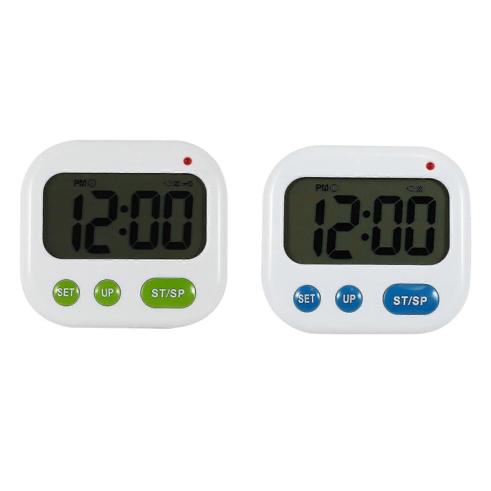 Kikidex (As Show, One Size) Alarm Clock Luminova Electronic Candy Watch Blue + Blue Light