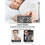 (As show, One size) Digital Alarm Clock,led Display Alarm Clock, Silver Mirror Surface 3