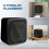 Homcom HOMCOM 4kg 800W Vented Tumble Dryer with Deodorize, Smart Mode 8