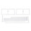 (White) 2.4x2.4m Metal Wedding Backdrop Stand,Wedding Arch Stand 3