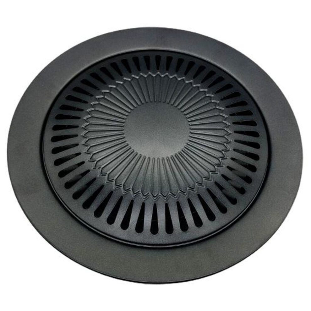 Barbecue Pan Grill Korean Style Thickened Pan Casserole Grill Pan Household Non-Smoking Non-Stick Round Frying Pan