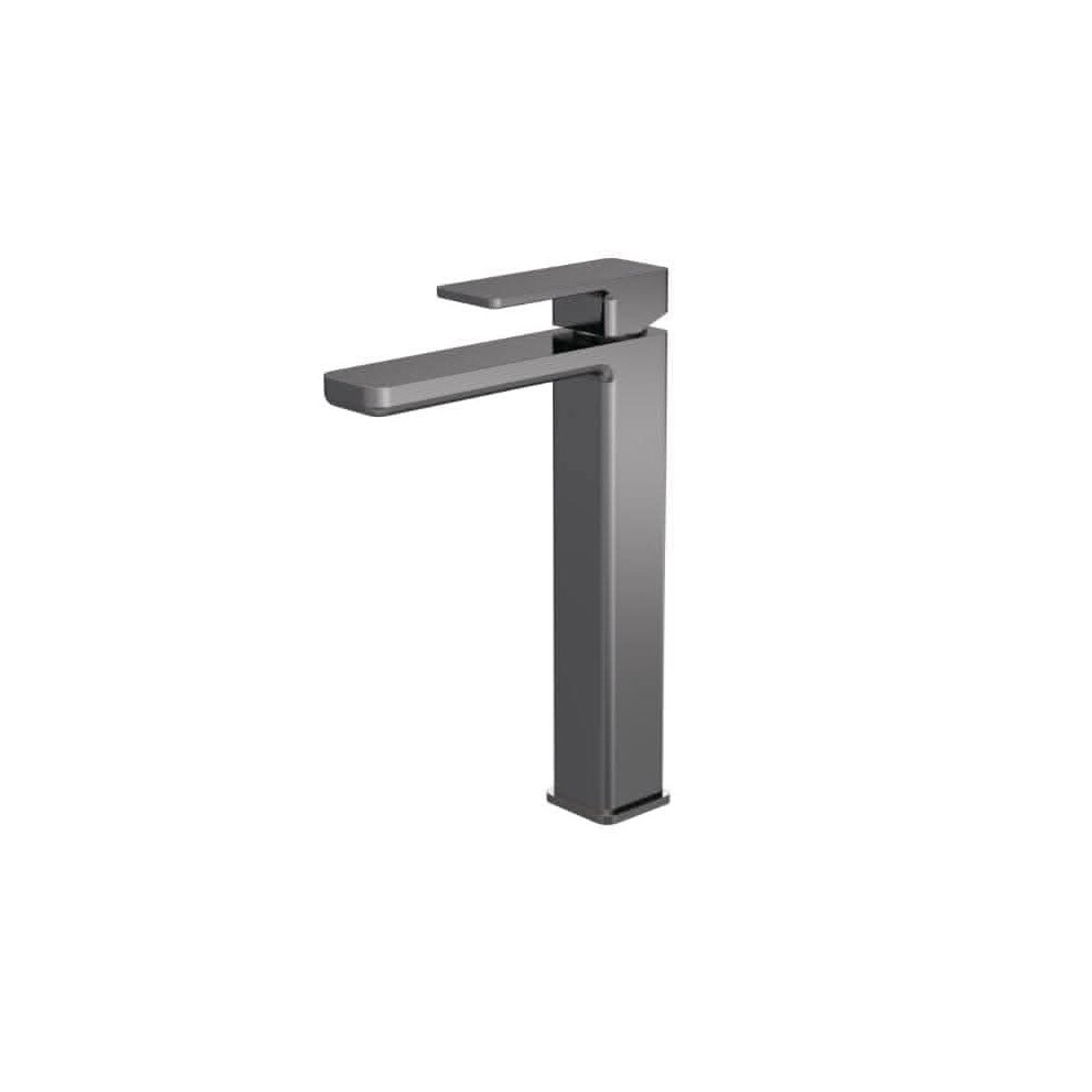 (Brushed Gun Metal) Nuie Windon Tall Mono Basin Mixer Tap 5054642625874