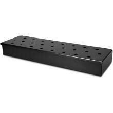 (As show, One size) BBQ Smoker Box - 1.65L Steel Smoker Box for Wood Chips - Extra Flavor for Meat and Fish on the BBQ G
