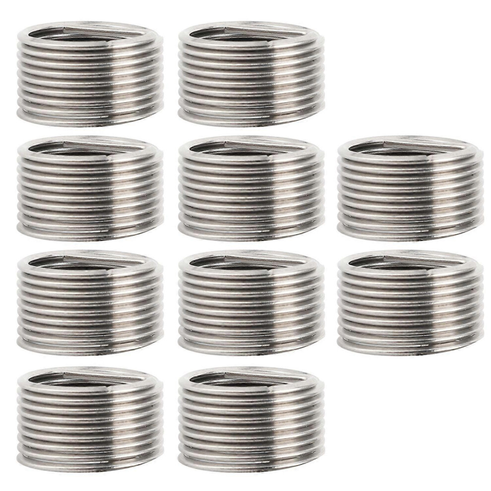 (As Show, One Size) 10Pcs Thread Repair Insert Kit For Metric And Imperial Threaded Holes Conversion M16 X 1.5 X 1D 6909775614334