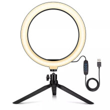 (As show, One size) With tripod and flexible phone stand