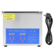 (As show, One size) Digital Ultra Sonic Cleaner Bath Timer Stainless Tank Cleaning 3L Ultrasonic