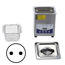 (As show, One size) 2L Ultrasonic Cleaner Mini Dental Jewelry Hardware Cleaning Washing Machine -010T