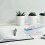 (As show, One size) Mini Paper Stapler, Without Pliers, White 2