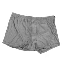 (As show, One size) EMF Shielding Underwear Men Radiation Protection Underpants Boxer Briefs Silver Fiber Cotton XXXL
