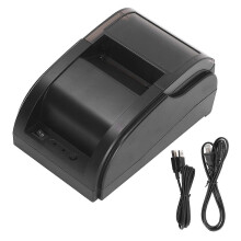 (As show, One size) Restaurant POS Thermal Printer Automatic Cutting Bluetooth USB Thermal Receipt Printer 60‑80mm/s US