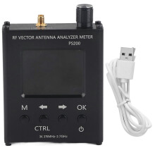 (As show, One size) N1201SA+(PS200) RF Vector Network Antenna Analyzer SWR Meter Tester Tool 34.5M‑2.7G