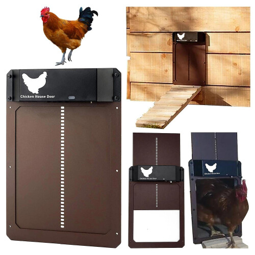(As show, One size) Chicken coop automatic door opener 1