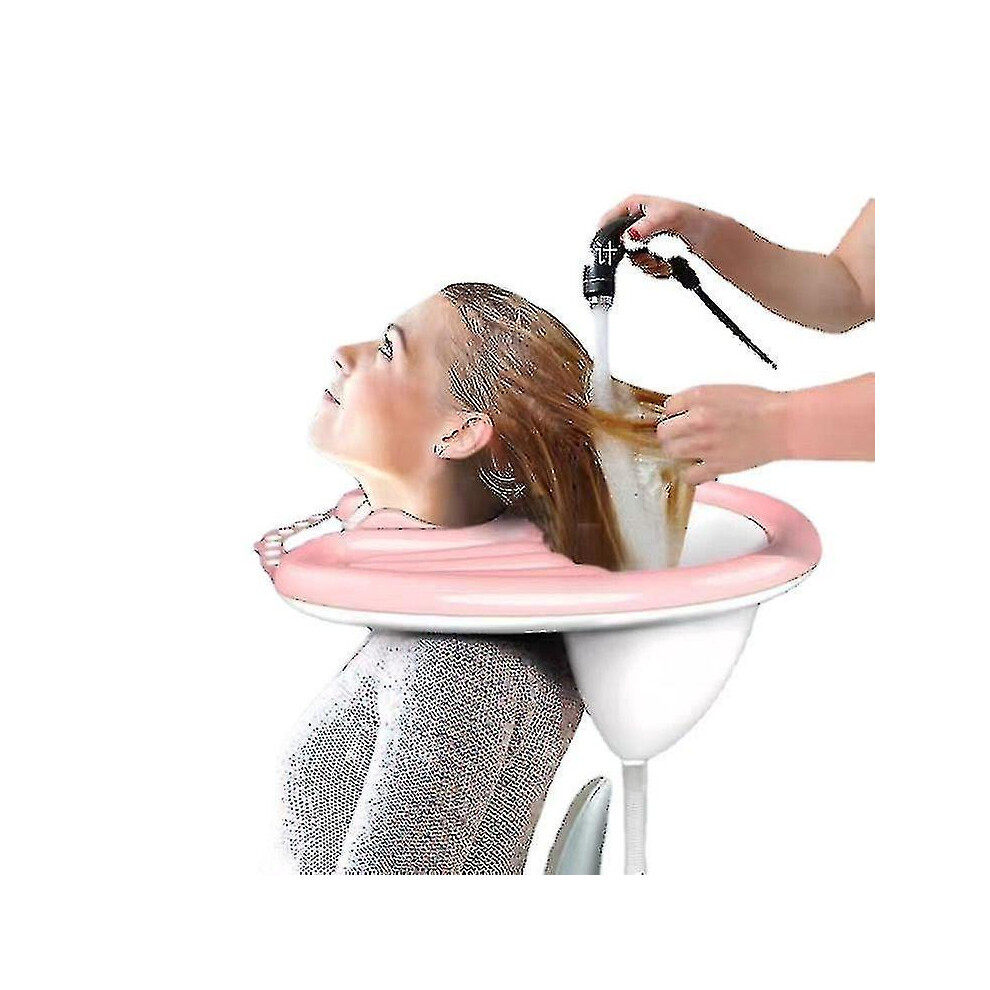 (As show, One size) Pregnant woman bedridden elderly disabled with shampoo tray inflatable shampoo basin