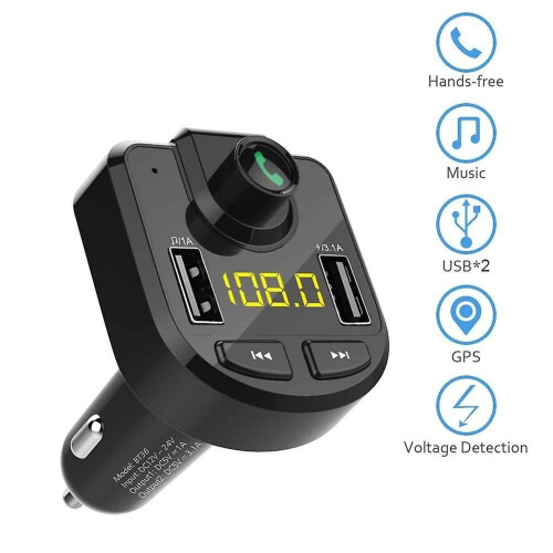 (As show, One size) Car FM Transmitter Receiver 1