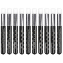 10pcs Expanded cleaning brush beauty eyelashes cleaner brush beauty products(silver)