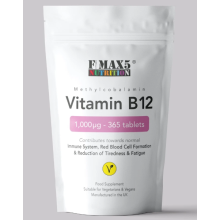 Vitamin B12 1000mcg 365 High Strength Tablets for Energy & Immunity