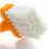 3pcs Toilet Corner Cleaning Brush Curved S Shape Handle (Random Color) 3