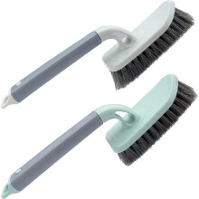 2 Pack Heavy Duty Abrasive Brush, Bathroom, Shower, Sink, Floor Cleaning Brush, Crevice, Groove Cleaning Brush, Stovetop Brush