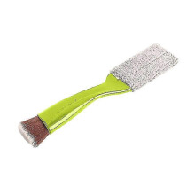 1pc Car Air Conditioning Outlet Brush Automobile Cleaning Brush Computer Keyboard Dust Brush (green Handle)