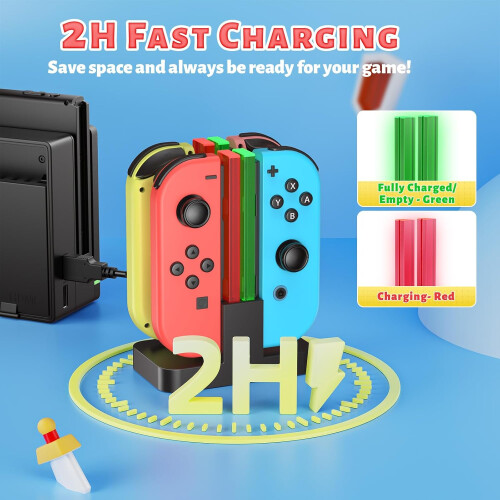 Charging Dock Compatible with Nintendo Switch 2